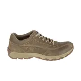 Zapato de cuero color marrón con cordones, tecnología Ease en la plantilla para mayor comodidad y absorción de impacto, suela de goma y punta redonda.