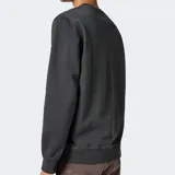 Buzo negro de algodón con cuello redondo, mangas largas y estampado frontal con el logo de Wrangler, un tigre y la frase "Wear it to the limits".