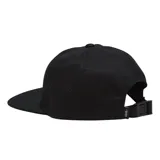 Gorra negra de Vans con logo de skate bordado en gris.