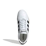 Championes Adidas Grand Court Lo, color blanco con detalles en negro, de estilo clásico.