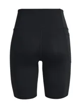 Short deportivo Under Armour Motion Bike negro, de tiro alto y calce ajustado.