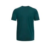 Remera Under Armour de hombre color azul marino, de corte clásico y manga corta. Presenta el logo de la marca estampado en blanco en el pecho.