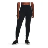 Pantalón de jogging Under Armour color lila, de corte ajustado, con cintura alta elástica, bolsillos laterales y logo de la marca en la cadera.