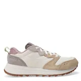 Championes urbanos Merrell Alpine 83 Sneaker, color beige y blanco con detalles en rosa y marrón.