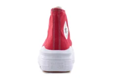 Zapatillas Converse Chuck Taylor All Star Move Hi, color rojo, con plataforma blanca y logo de Converse All Star en el lateral.