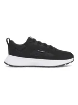 Championes Under Armour Street Mirage, color negro con suela blanca.
