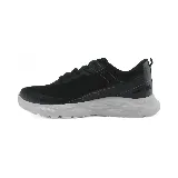 Zapatillas deportivas azules de hombre con capellada de malla y detalles en material sintético. Suela blanca con diseño texturizado.