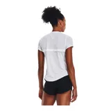 Remera deportiva Under Armour Streaker de mujer, color azul con logo en el ruedo.