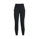 Pantalón de jogging Under Armour color lila, de corte ajustado, con cintura alta elástica, bolsillos laterales y logo de la marca en la cadera.