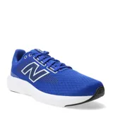 Championes de running New Balance 413 V3, color azul con detalles en blanco y negro.