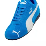 Championes Puma Speedcat OG azules de gamuza con detalles en blanco y suela negra.