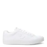 Championes de corte bajo en color blanco, con diseño clásico de Converse y suela de goma.