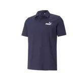 Chomba Puma ESS color azul marino con logo blanco bordado en el pecho.
