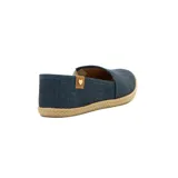 Zapatilla casual de dama de color marino, estilo espadrille con suela de yute.
