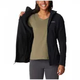 Campera polar Columbia Basin Trail III Full Zip para mujer, color azul marino. Con cierre frontal completo y bolsillos laterales con cierre.