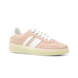 Championes deportivos American Sport Resh 4.0 color mostaza con detalles en blanco, cordones blancos y suela beige.