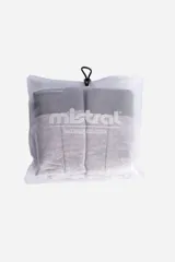 Pack de dos boxers grises lisos con cintura elastizada con logo de la marca.