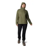 Campera 3 en 1 Columbia Bugaboo III, color verde oliva, con sistema Interchange. Capa exterior impermeable y transpirable con tecnología Omni-Tech y costuras selladas. Capa interior de polar termorreflectante Omni-Heat.