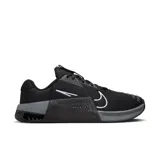 Championes Nike Metcon 9 de entrenamiento, color negro con detalles en gris y logo blanco.