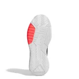 Championes de básquet Adidas Ownthegame 3.0, color negro con detalles en rojo y blanco.