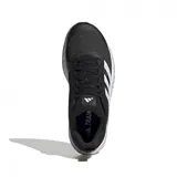 Championes Adidas Everyset Trainer negros con detalles blancos, ideales para entrenamiento.