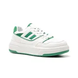 Championes deportivos American Sport Piero, color blanco con detalles en verde.