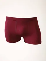 Boxer color borgoña de microfibra sin costuras, confeccionado en poliamida y elastano.