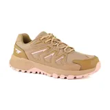 Championes Hi-Tec Brett para trekking, color negro con detalles en gris y celeste.