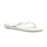 Ojotas Havaianas modelo Top Lady, color blanco.