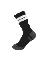 Medias deportivas unisex Under Armour Performance Tech, color borgoña con detalles en gris. Paquete de 3 pares.