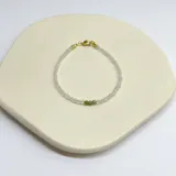 Pulsera Autoamor con Turmalina Verde