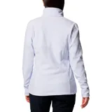 Campera polar Columbia Basin Trail III Full Zip para mujer, color azul marino. Con cierre frontal completo y bolsillos laterales con cierre.