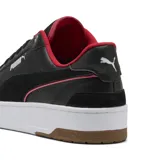 Championes Puma Ferrari CA Match, color negro con detalles en rojo y blanco.