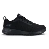Championes Skechers Go Walk Max de hombre, color negro, con capellada de malla transpirable, entresuela y suela exterior con amortiguación y soporte, plantilla Goga Max y suela de goma flexible.