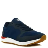 Championes Topper Dakota Casual, color azul marino con detalles en rojo y suela marrón.