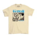 Remera gris con estampado de Supercampeones.