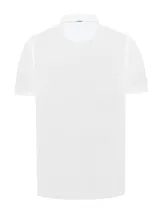 Remera de hombre con cuello polo, confeccionada en algodón pima y sorona.