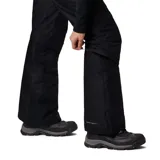 Pantalón de esquí Columbia Bugaboo para mujer, color gris oscuro. Cuenta con tecnología Omni-Tech impermeable y transpirable, tecnología Omni-Heat reflectante, cintura ajustable, bolsillos con cierre, polaina interna y dobladillo reforzado.