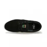 Zapatillas de skate Emerica Figgy G6, color negro con suela blanca.