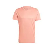 Remera deportiva Adidas de hombre, color salmón, de corte clásico y mangas cortas.