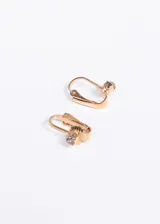 Clips con diseño elegante, adornados con strass, material de aleación de metales.