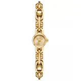 Reloj Michael Kors modelo Astor Link para mujer, con caja redonda y pulsera de eslabones en tono dorado.