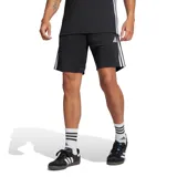 Short deportivo Adidas Tiro Es para hombre, color negro con tres rayas blancas a los costados y logo de la marca en la pierna izquierda.