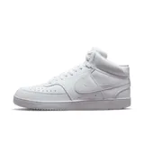 Championes de caña alta Nike Court Vision, color blanco.