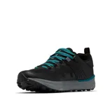 Zapatillas de senderismo Columbia Facet 75 Outdry, color negro con detalles en azul. Capellada de malla con superposiciones de TPU, tecnología OutDry™ impermeable y transpirable, sistema Navic Fit™ para mayor estabilidad, plantilla OrthoLite® Eco, entresuela TechLite™ Plush y suela Adapt Trax™ para tracción en terrenos secos o mojados.