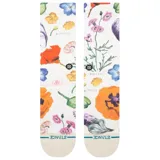 Medias de algodón con estampado de flores y conchas marinas, diseño unisex.