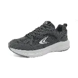 Championes deportivos Le Groupe, color negro con detalles en blanco y suela blanca.