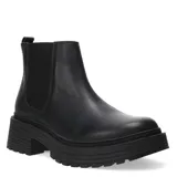 Botas de mujer tipo chelsea, con detalles de elástico en los laterales y suela gruesa, ideales para uso diario.
