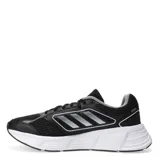 Championes Adidas Galaxy Star, color negro con detalles en gris y blanco, ideales para running.