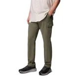 Pantalón de senderismo negro, de corte recto, con múltiples bolsillos con cierre de velcro y cremallera. Cuenta con presilla utilitaria en la cintura y cordón ajustable.